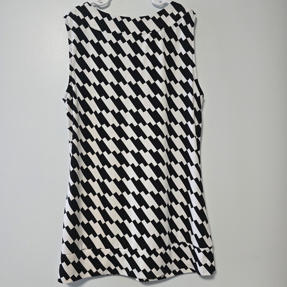 New York & Company Black and White Blouse - Picture 6 of 9